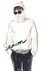 #jjseason插画# #season明星插画# -----  酷帅墨镜男神，你喜欢哪一款？#胡歌#  #韩庚# #井柏然#  #吴亦凡#  #华晨宇# #李易峰#  #许魏洲#  #鹿晗# #盛一伦# | #插画狂想# @微博设计美学 ​​​​
