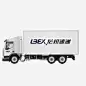 龙邦速运_新图网 https://ixintu.com 汽车 物流车 龙邦速运 快递车