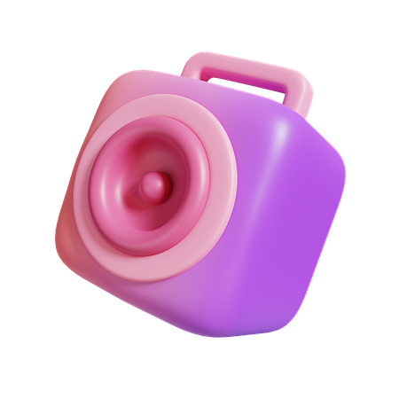 Audio Speaker 3D Ill...