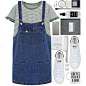 A fashion look from June 2016 featuring blue dress, striped t shirt and adidas Originals. Browse and shop related looks.