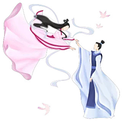 包你过设计参考采集到元素-七夕-牛郎织女