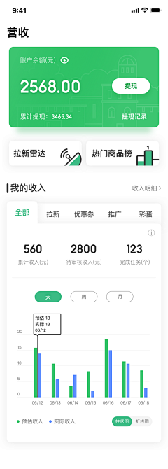 笙歌落_LIN采集到APP-数据看版