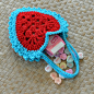 PDF Granny Heart Superstar Hanging Hearts Valentine Crochet Pattern : Ive been making different versions of these hanging Valentine pouches for the last couple of years. I make one for each of my friends & family filled with candy & little love no