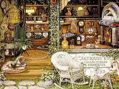 Welcome To My Garden 一一Janet Kruskamp古典浪漫花园手绘
