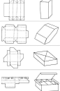 超全的盒型包装展开图，转需~ ​ ​​​​