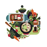 插画—食物