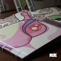 【知否】经典生肖脸谱系列 复古笔记本速写本手绘本日记本线装本 原创 设计 新款 2013 手工 手工