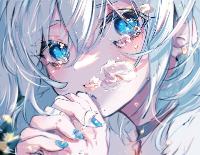 #オリジナル 水泡 - hai兎的插画