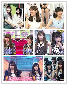 #AKB48##渡边麻友##小嶋阳菜##小嶋陽菜0419生日快乐# 【祝大王生日快乐】多年来一直关系十分神奇的埼玉姐妹二人，以她们特有的方式在互相支持着，恭喜生日也是冠名番的开始！希望大王越来越好，心想事成！wuli埼玉小霸王也在努力的追赶娘娘时尚的脚步呢！