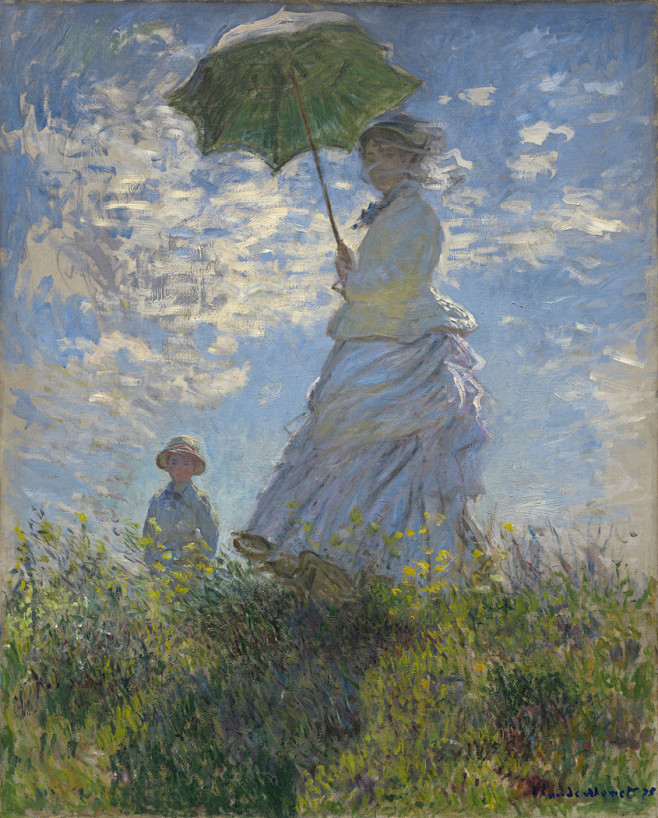 Woman with a Parasol...