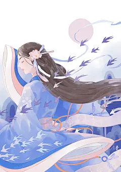 古风图（多图） | 哈鲁 - 原创作品 - 涂鸦王国插画