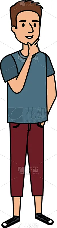 性格,青年男人,头像,分离着色,男孩,可爱的,商务,人,高雅,男人