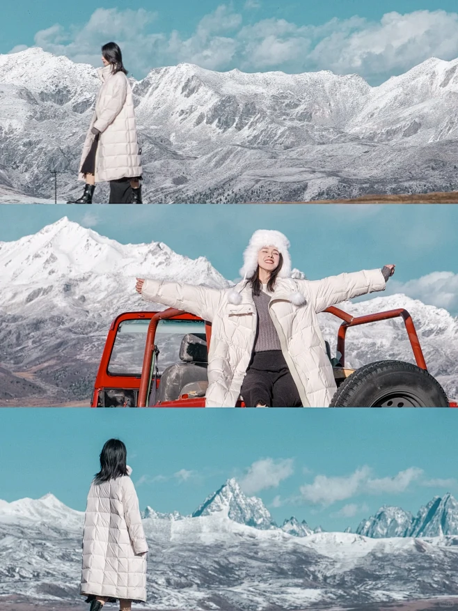 雪山下的天空之城️我走近了童话世界
