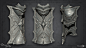 Tower Shield, Justin Dewey : Company: BluePoint Games
Game: Demon’s Souls (Remake)
Position: Character / Armor Artist 
Responsibilities: Sculpted, Modeled, Textured
Art Director: Mark Skelton