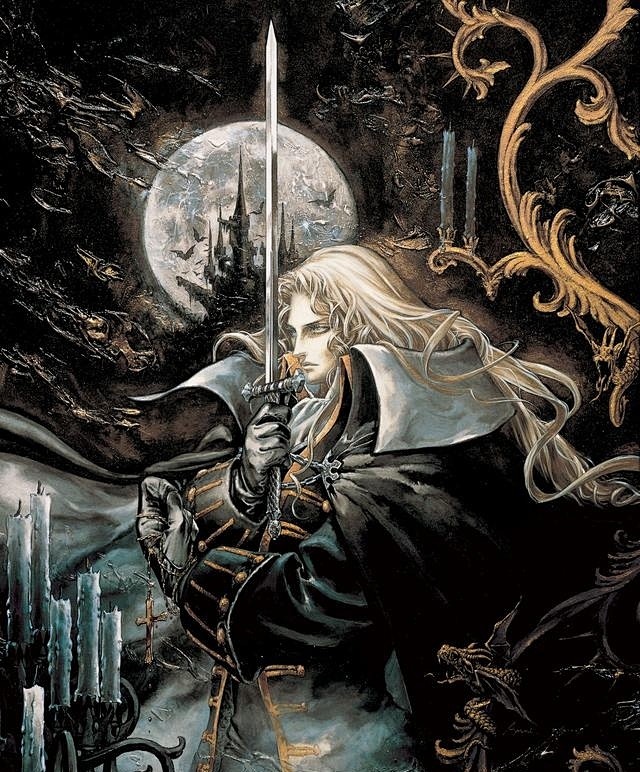 难以超越的经典小岛文美恶魔城月下夜想曲原画欣赏连载1