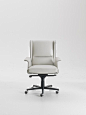 Executive chair with 5-spoke base with armrests with casters GARBO | Executive chair by i 4 Mariani