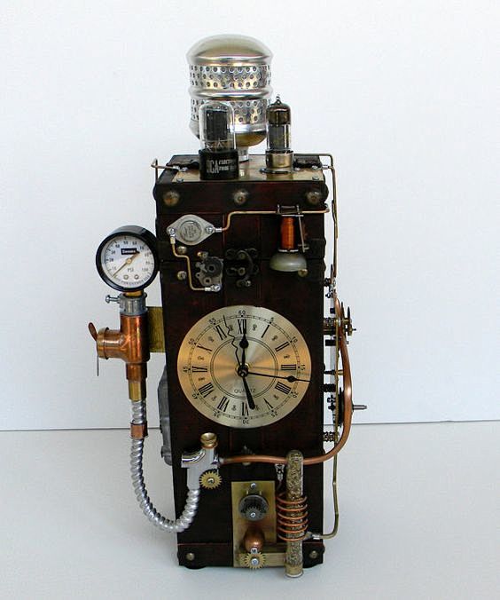Steampunk sculpture ...