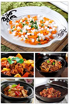 30款 特色煲仔菜高清摄影图片