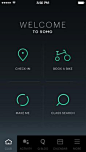 Homie - iOS App Design by Florian Schiesterl, via Behance - where modes should go.