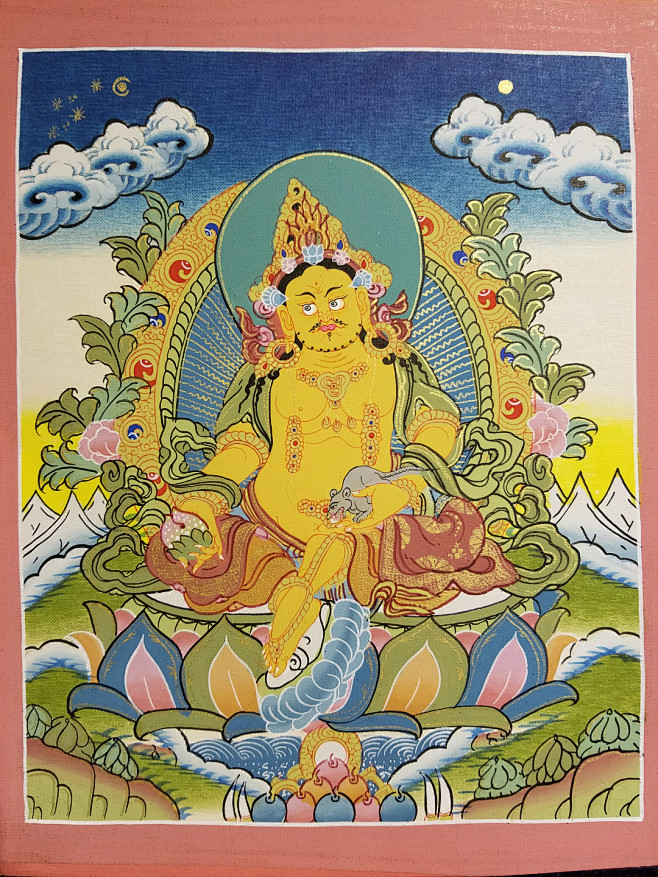 【黄财神】约19*23.5CM