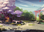和风场景 来自花瓣 @emgosd 的 C 游戏场景气氛图 画板-3.jpg