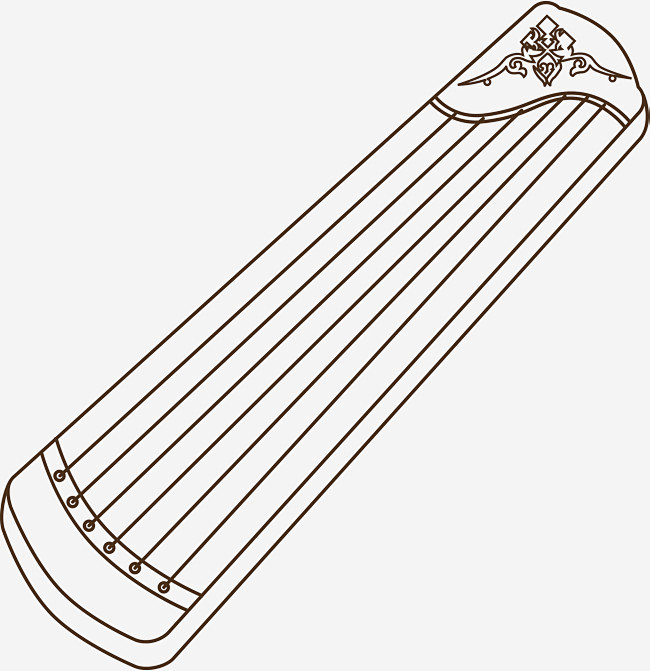 古筝简笔画