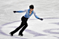 Yuzuru Hanyu of Japan competes in the Men short program during day 2 of the ISU World Figure Skating Championships 2019 at Saitama Super Arena on...