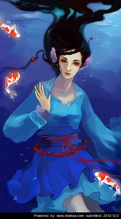 漂流的叶子的插画画廊展厅 中国插画画廊 #采集大赛#