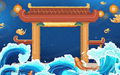 洛宁阿飞采集到海报背景