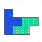 手绘-俄罗斯方块贴纸SVG-6