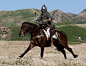 Sassanid Persian Cavalry - Sassanian Savaran in Four Horn Saddle