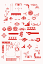 中国传统纹样边框矢量素材