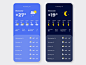 12组天气预报APP界面设计