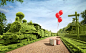Topiary Train : A personal project combining photography, CGI and retouching.@北坤人素材