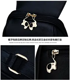 【小象包袋森林游乐园插画印花背包时尚百搭流苏挂饰双肩包女包包】-包包-箱包皮具/女包/男包_双肩包_服饰鞋包-小象包袋旗舰店-蘑菇街优店