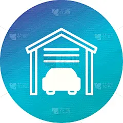车库,计算机图标,轮廓,矢量,符号,直的,图像,标志,插画,设计