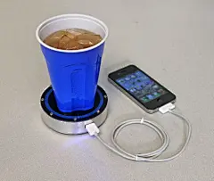热饮冷饮充电杯垫:Epiphany onE Puck