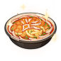 Barbatos Ratatouille : Barbatos Ratatouille is a food item that the player can cook. The recipe for Barbatos Ratatouille is obtainable by talking to Vind at Stormbearer Point. Depending on the quality, Barbatos Ratatouille decreases Stamina depleted by gl
