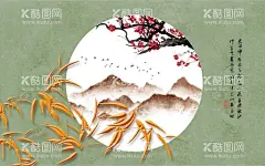 竹子  - 源文件下载【酷图网】竹子,玄关竹子,竹报平安,竹子山水画,竹子走廊画,竹子壁画,竹子风景画,竹子水墨画,竹子水墨图,竹子画欣赏,玄关竹子画,新中式装饰画,
