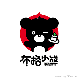 布格小熊卡通Logo设计