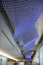 The Journey, by Jim Campbell, is made of 38,000 LED lights and extends more than 700 feet. Part of $6 million in new art at San Diego Airport.