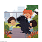 Children's Book Illustration : Children's book illustration project. Amazing adventures of a witch and her friends. Story by Agnieszka Urbanska.