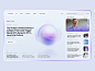 CryptoNews Website Design by Bogdan Falin for QClay on Dribbble
