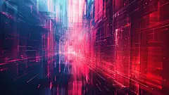 红蓝光效科技背景素材