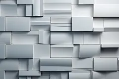 白色立体方块方格纯白质感背景图片