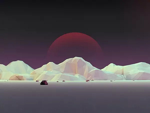low poly 风格【品味好设计】 :...