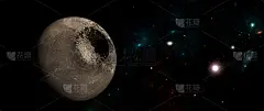 行星和星系，科幻小说的壁纸。