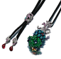 Lot 104 - GEM SET AND DIAMOND PENDANT NECKLACE, 'PARADISEA COEUR SECRETUS', VICTOIRE DE CASTELLANE FOR DIOR