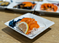 salmon sashimi, japanese food