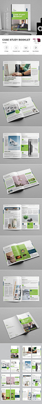 Case Study Booklet Template InDesign INDD